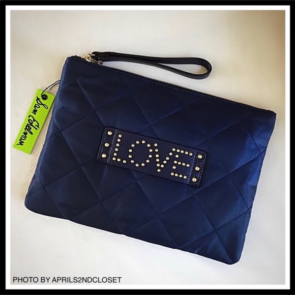 SAM EDELMAN OVERSIZED WRISTLET CLUTCH POUCH A3C - Picture 2 of 8